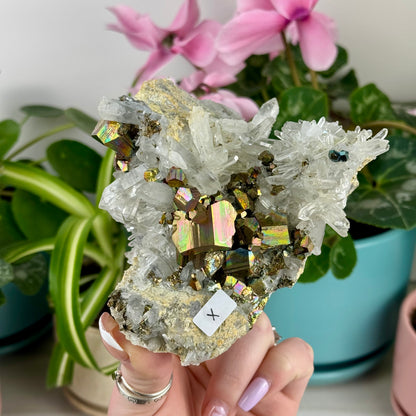 Iridescent Pyrite Specimen