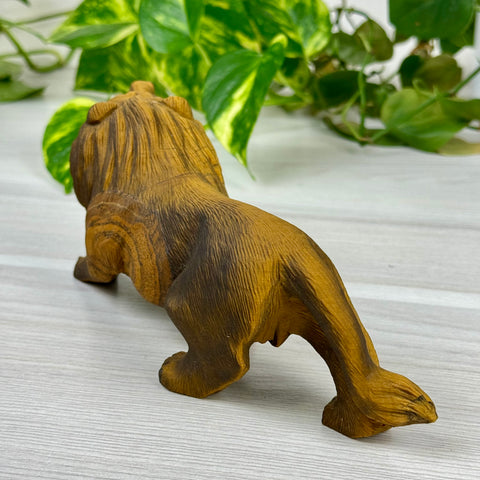 Extremely Detailed Tiger's Eye Carving - Elias