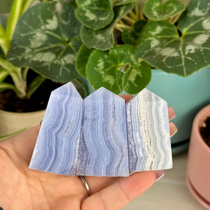 Blue Lace Agate Tower