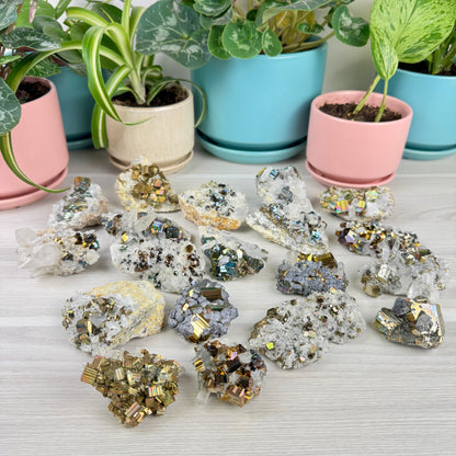 Iridescent Pyrite Specimen