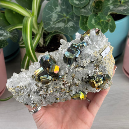 Iridescent Pyrite Specimen