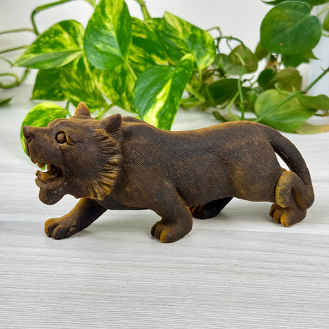 Extremely Detailed Tiger's Eye Carving - Colin