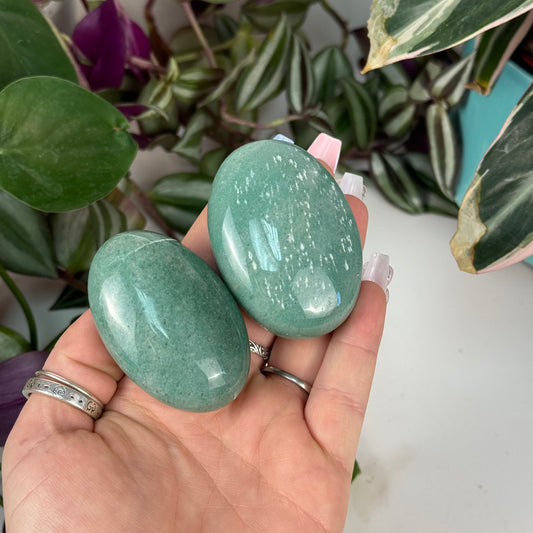 Imperfect Green Aventurine Palm Stone