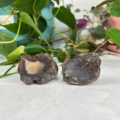 Malawi Agate Pair