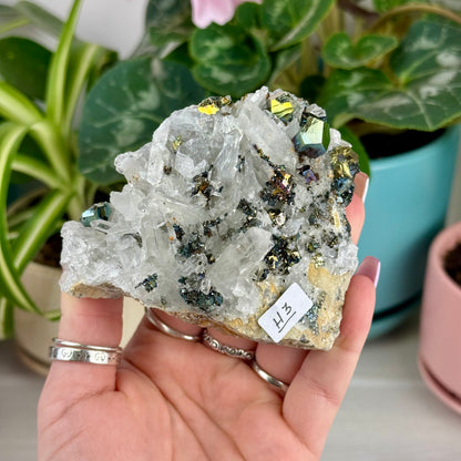 Iridescent Pyrite Specimen