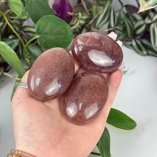 Imperfect Red Aventurine Palm Stone