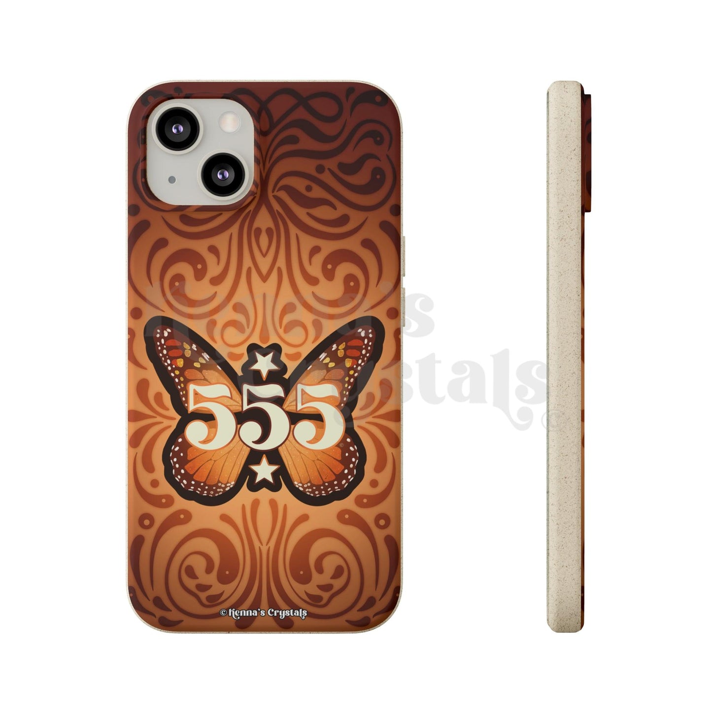 "555" Angel Number Biodegradable Phone Case