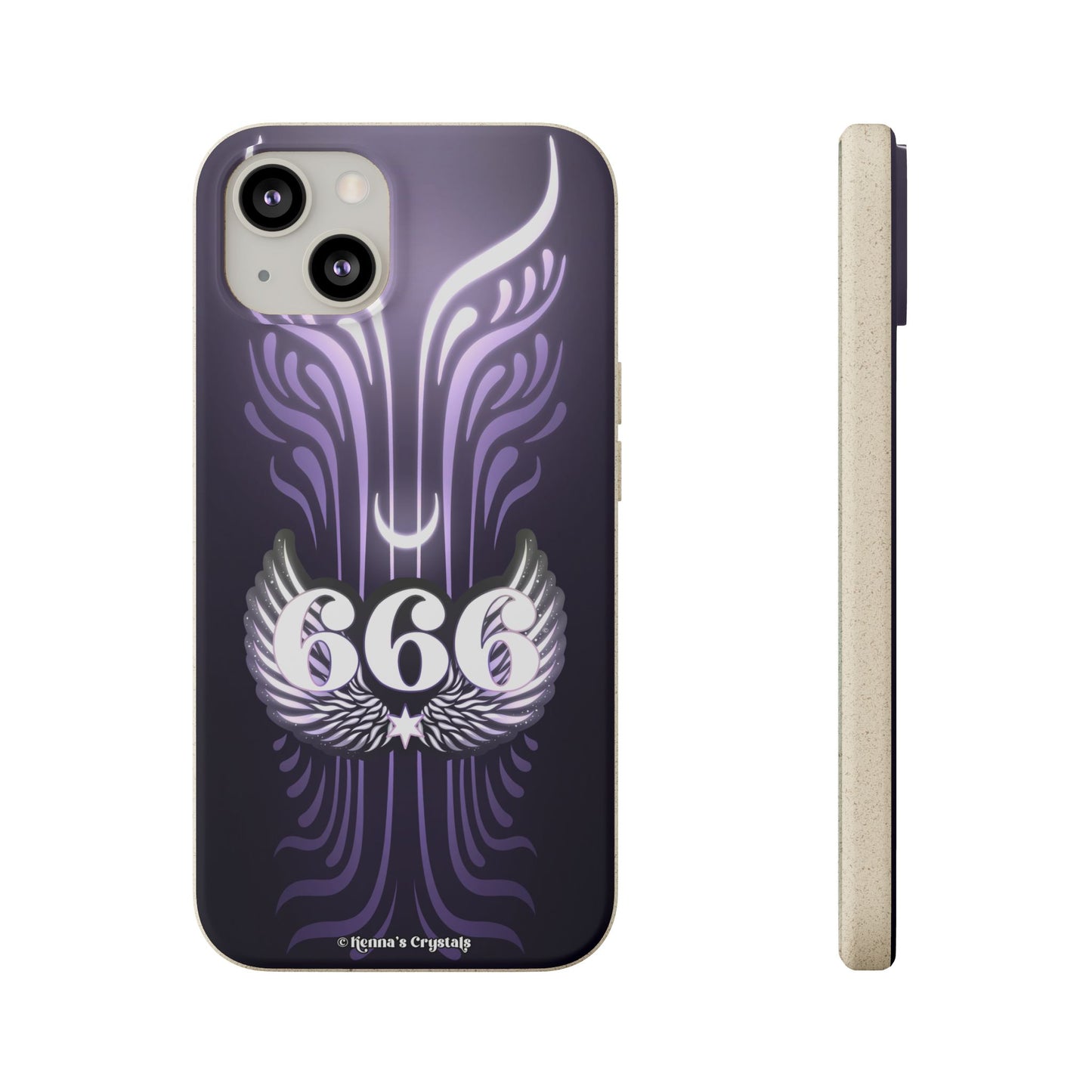 "666" Angel Number Biodegradable Phone Case