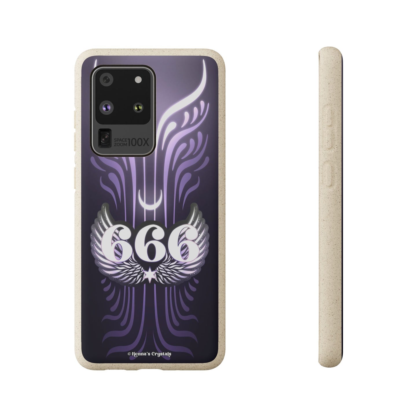 "666" Angel Number Biodegradable Phone Case