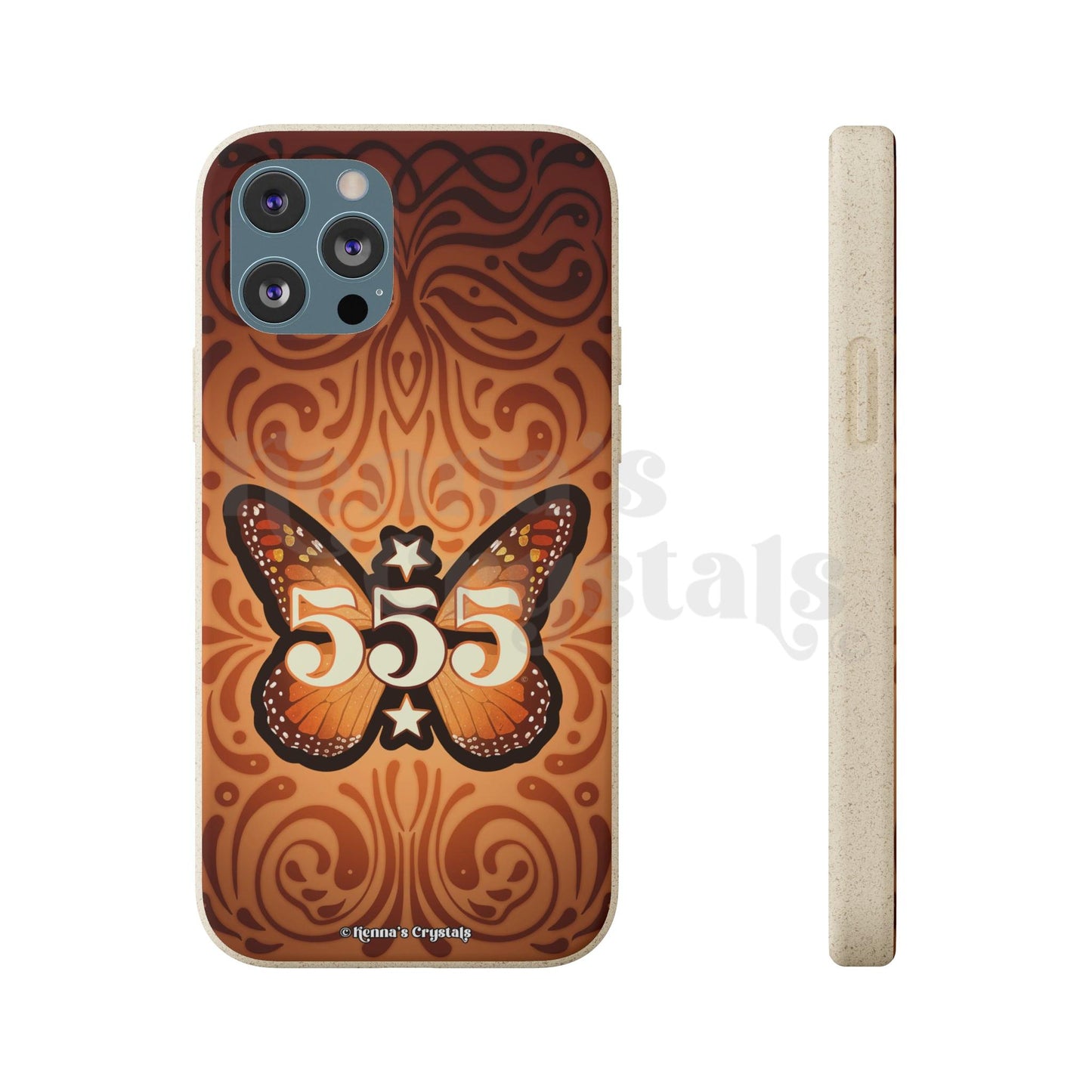 "555" Angel Number Biodegradable Phone Case