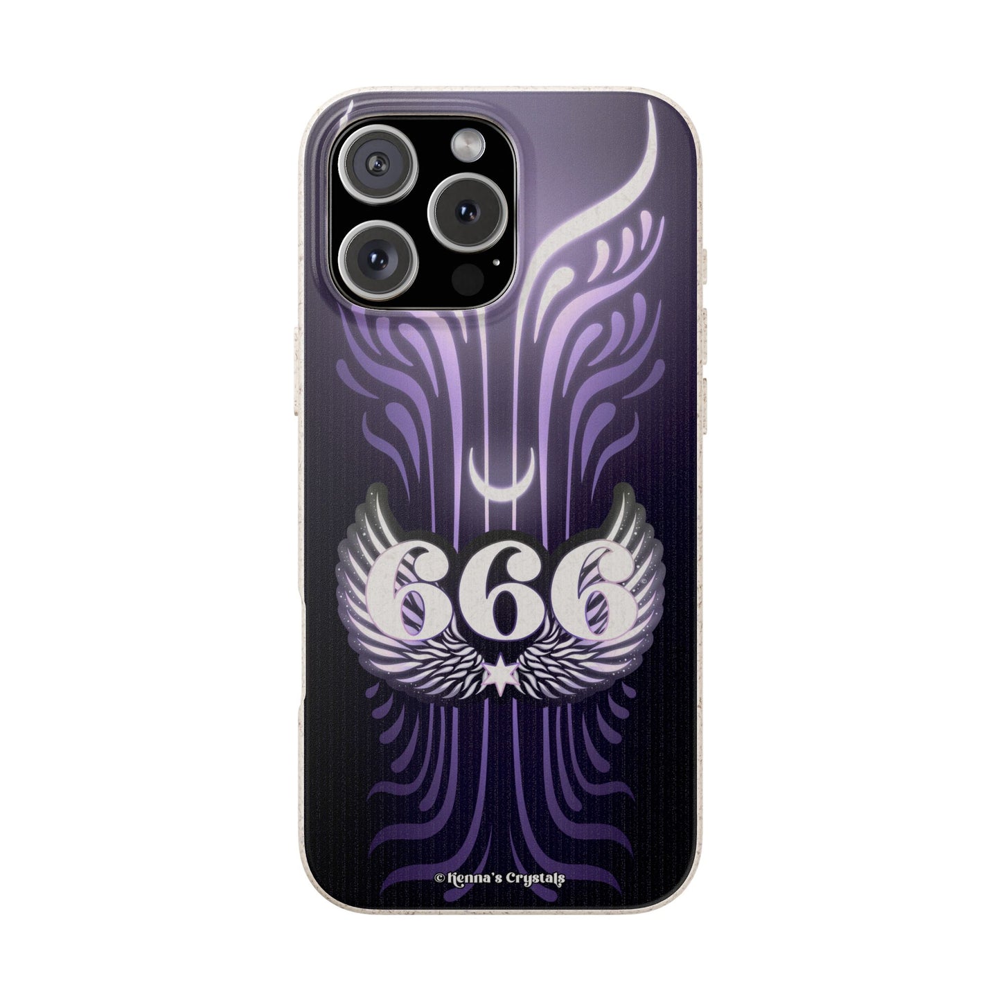 "666" Angel Number Biodegradable Phone Case