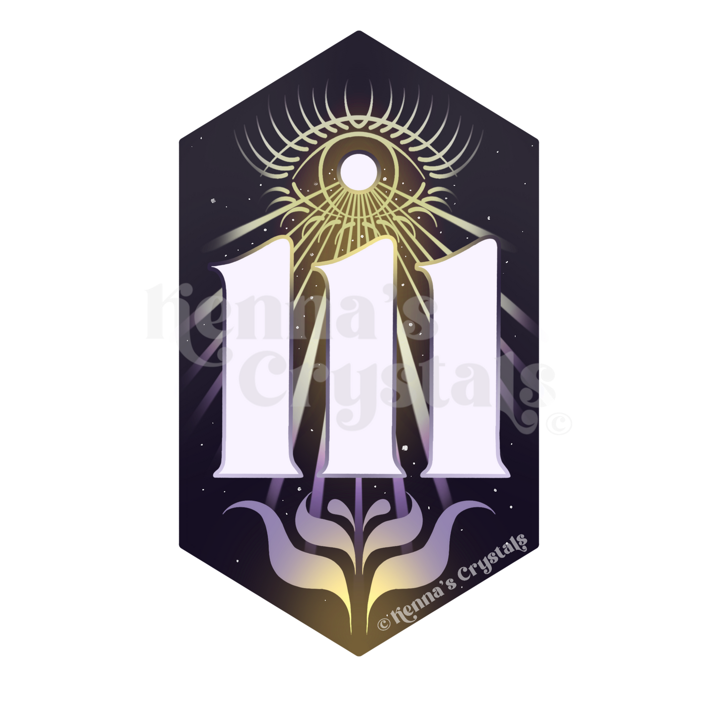 "111" Sticker