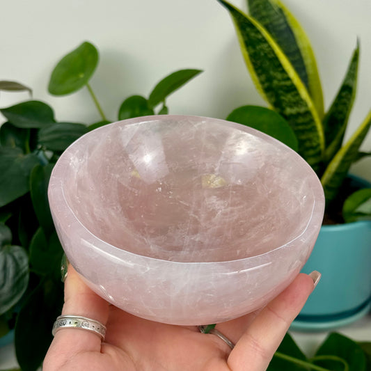 Rose Quartz Crystal Bowl