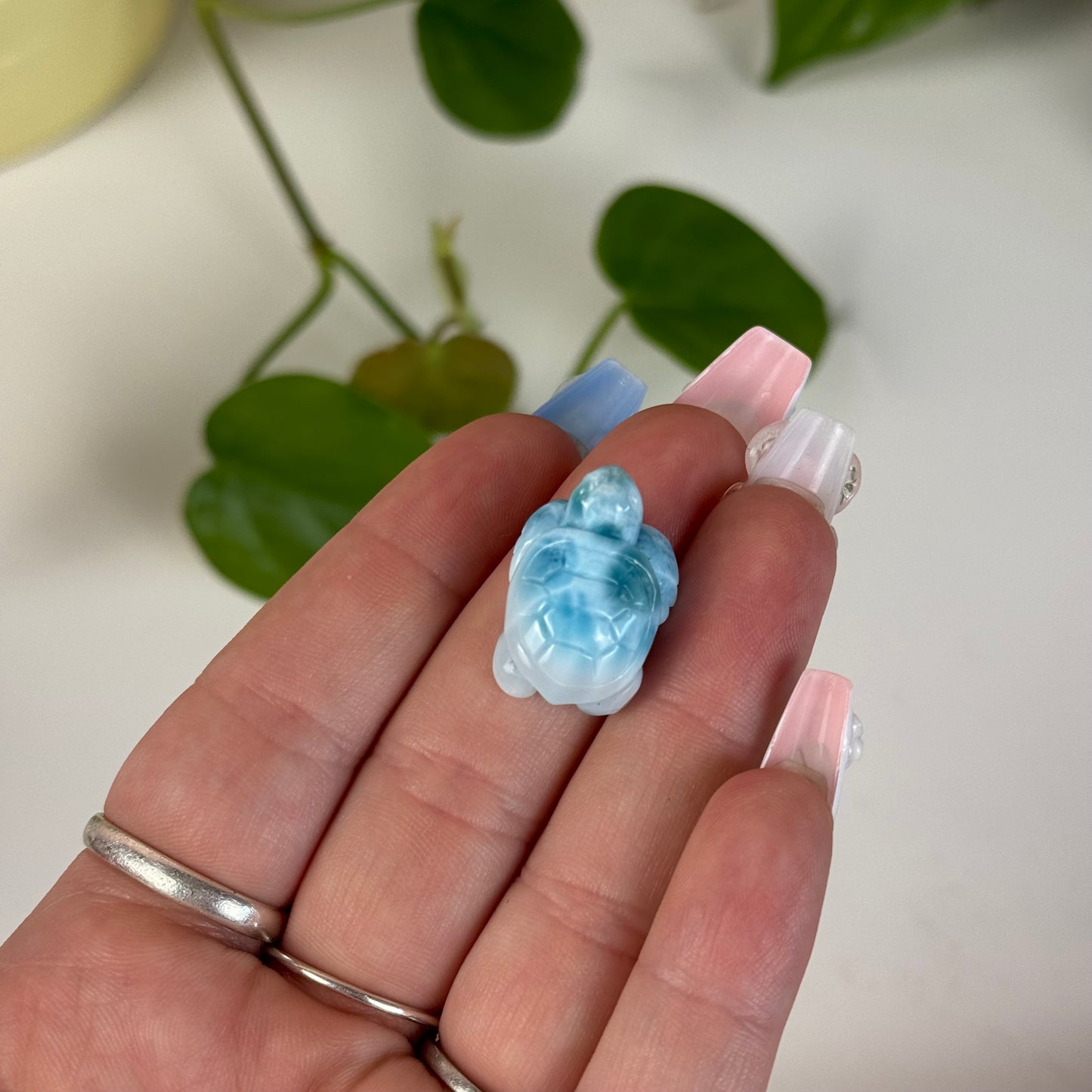 Mini Larimar Turtle