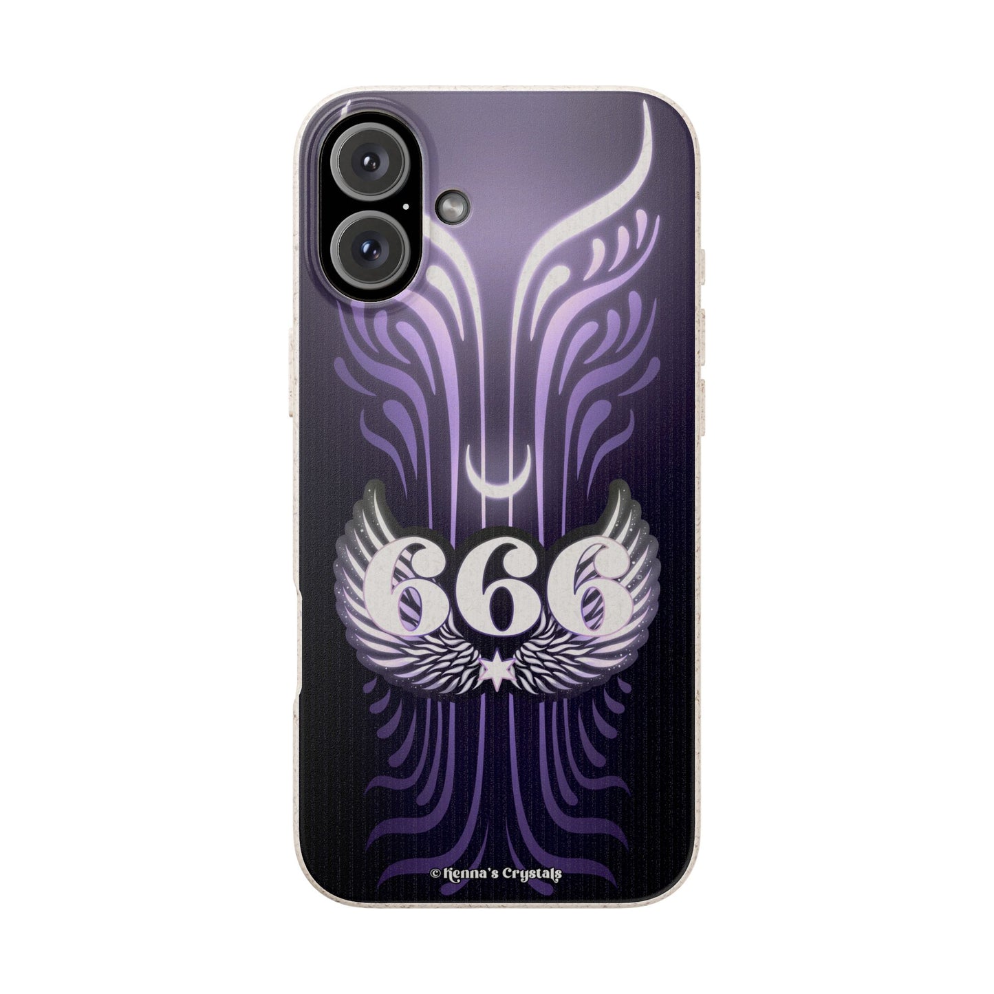 "666" Angel Number Biodegradable Phone Case