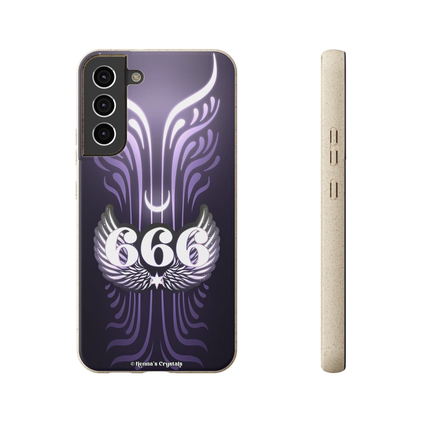 "666" Angel Number Biodegradable Phone Case