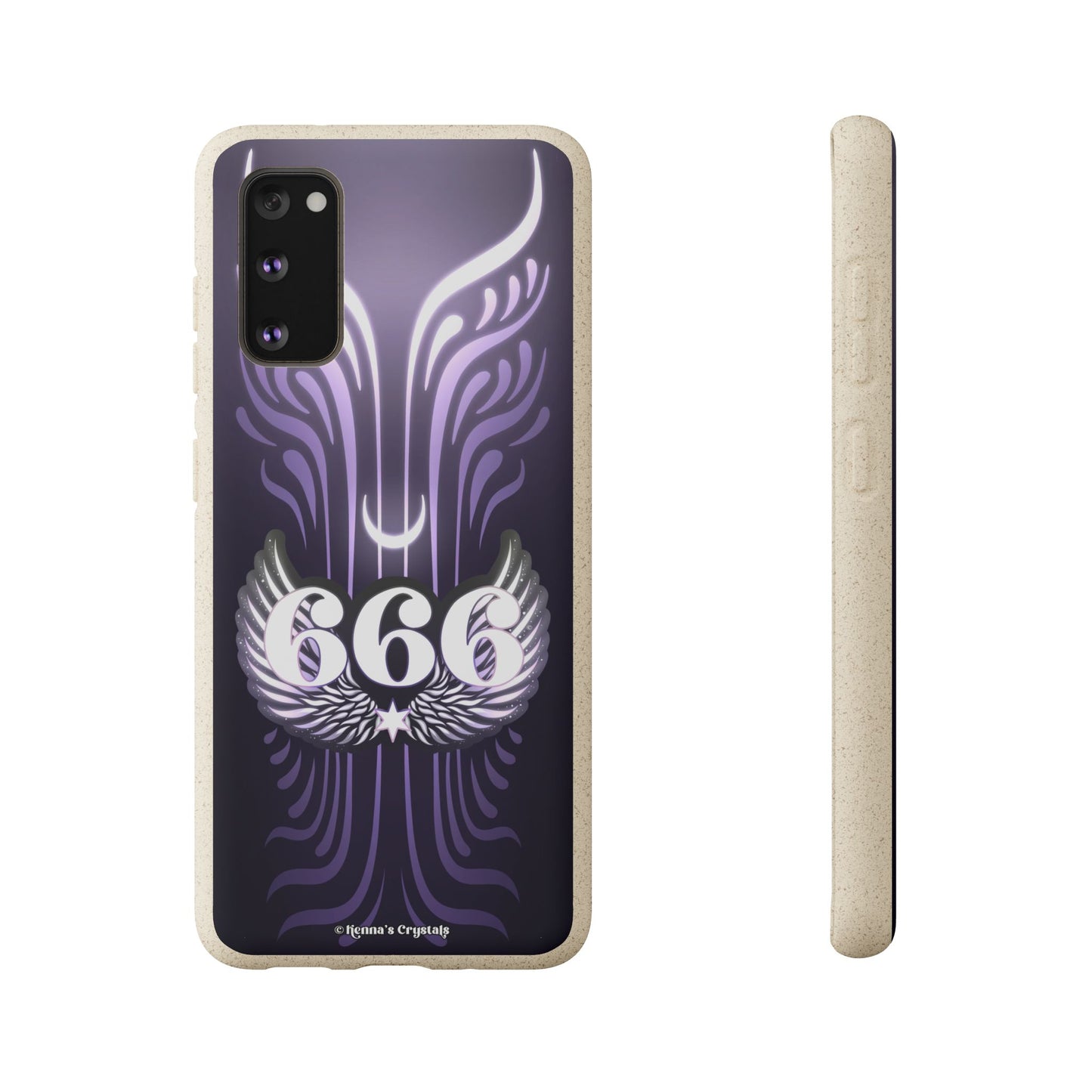 "666" Angel Number Biodegradable Phone Case