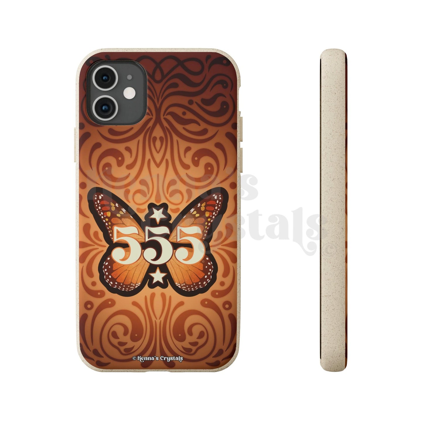 "555" Angel Number Biodegradable Phone Case