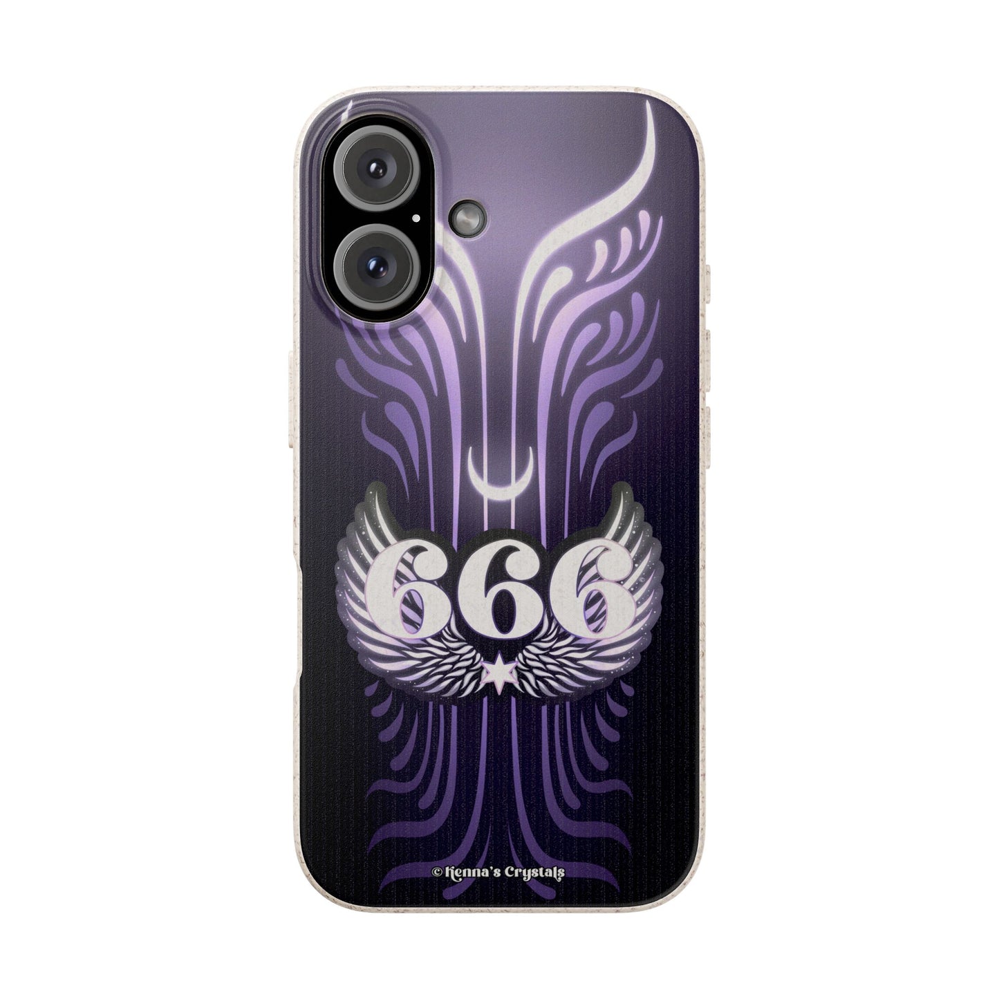 "666" Angel Number Biodegradable Phone Case