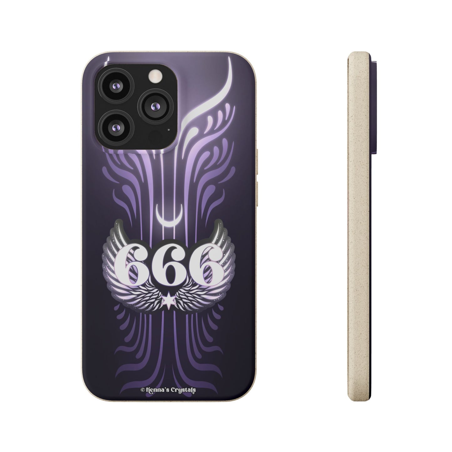 "666" Angel Number Biodegradable Phone Case