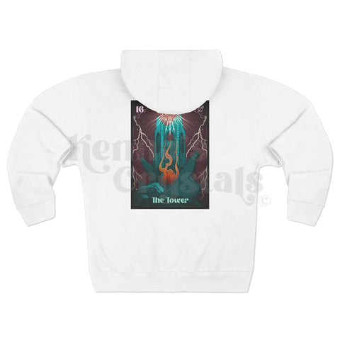 Tarot Card Unisex Zip Hoodie