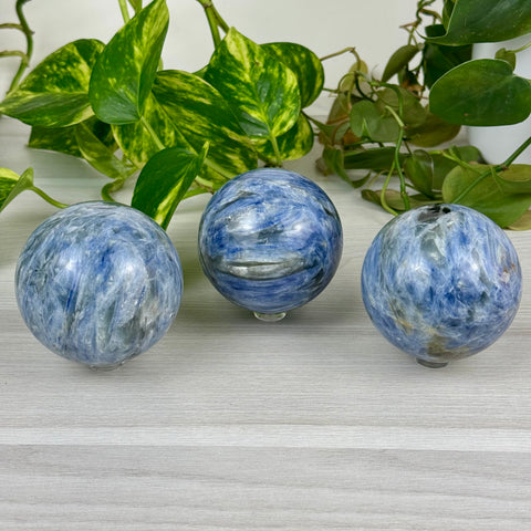 Icy Blue Kyanite Sphere