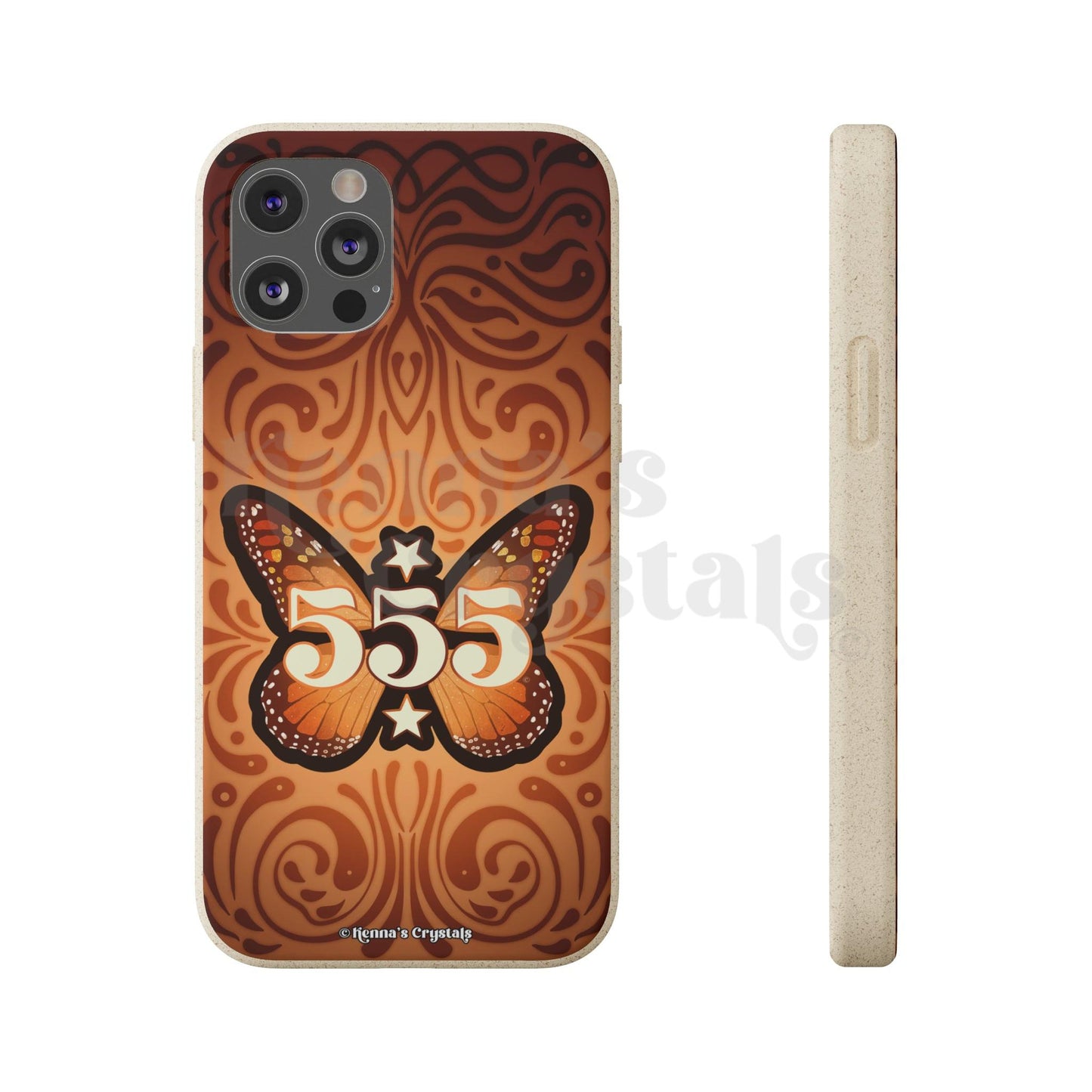 "555" Angel Number Biodegradable Phone Case