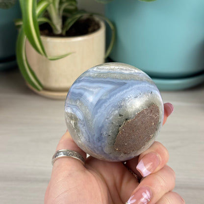 Blue Lace Agate Sphere