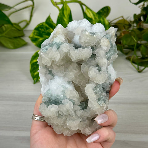 Minty Green Fluorite with Pink Calcite