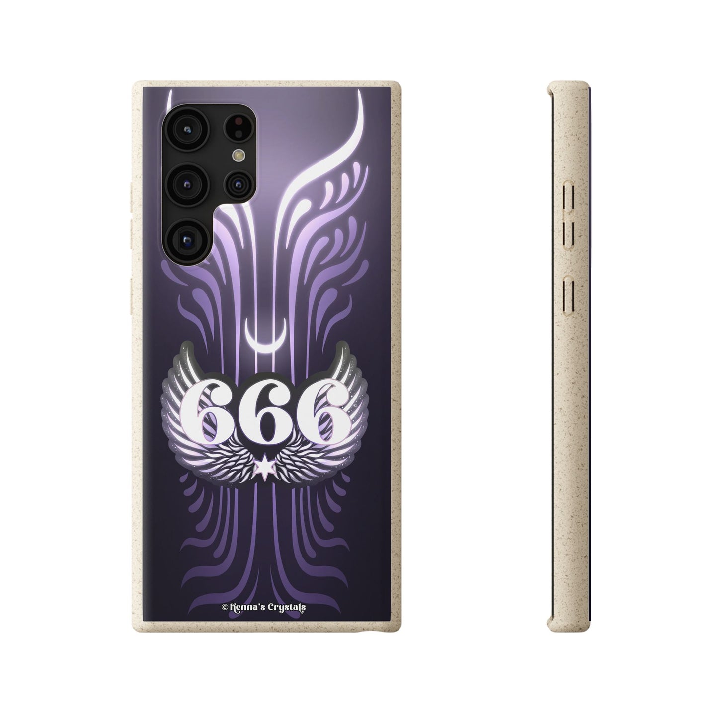 "666" Angel Number Biodegradable Phone Case