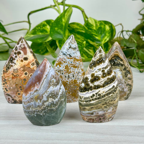 Mini Ocean Jasper Flame