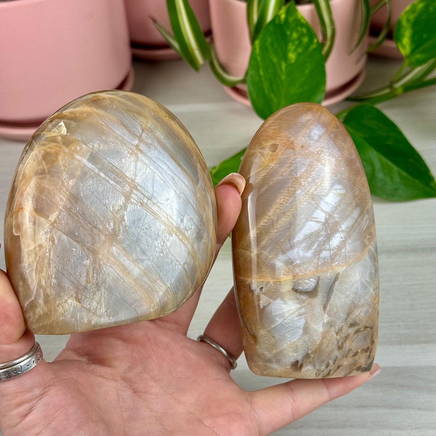 Peach Moonstone Free Form