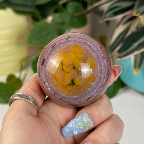 Sea Jasper Sphere - Q1