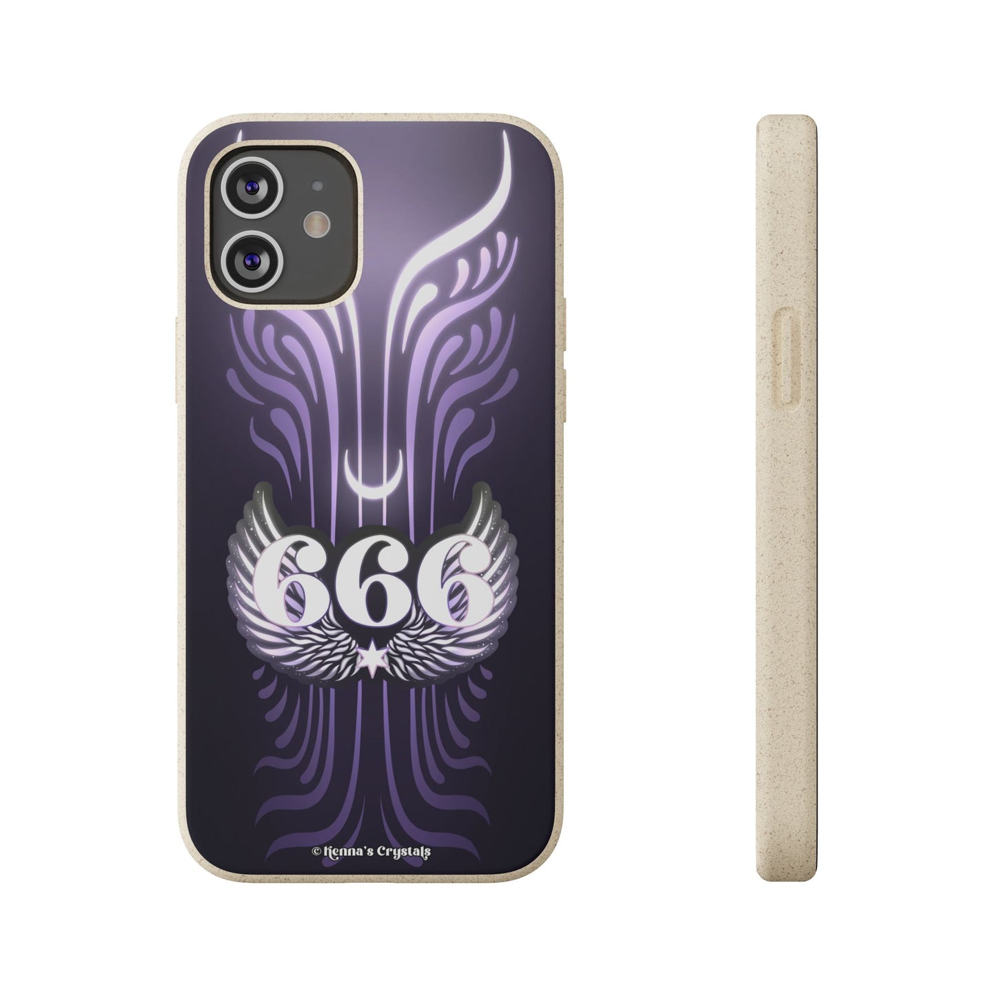 "666" Angel Number Biodegradable Phone Case