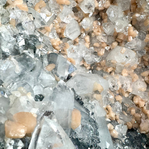 Insane Apophyllite & Peach Stilbite Cave