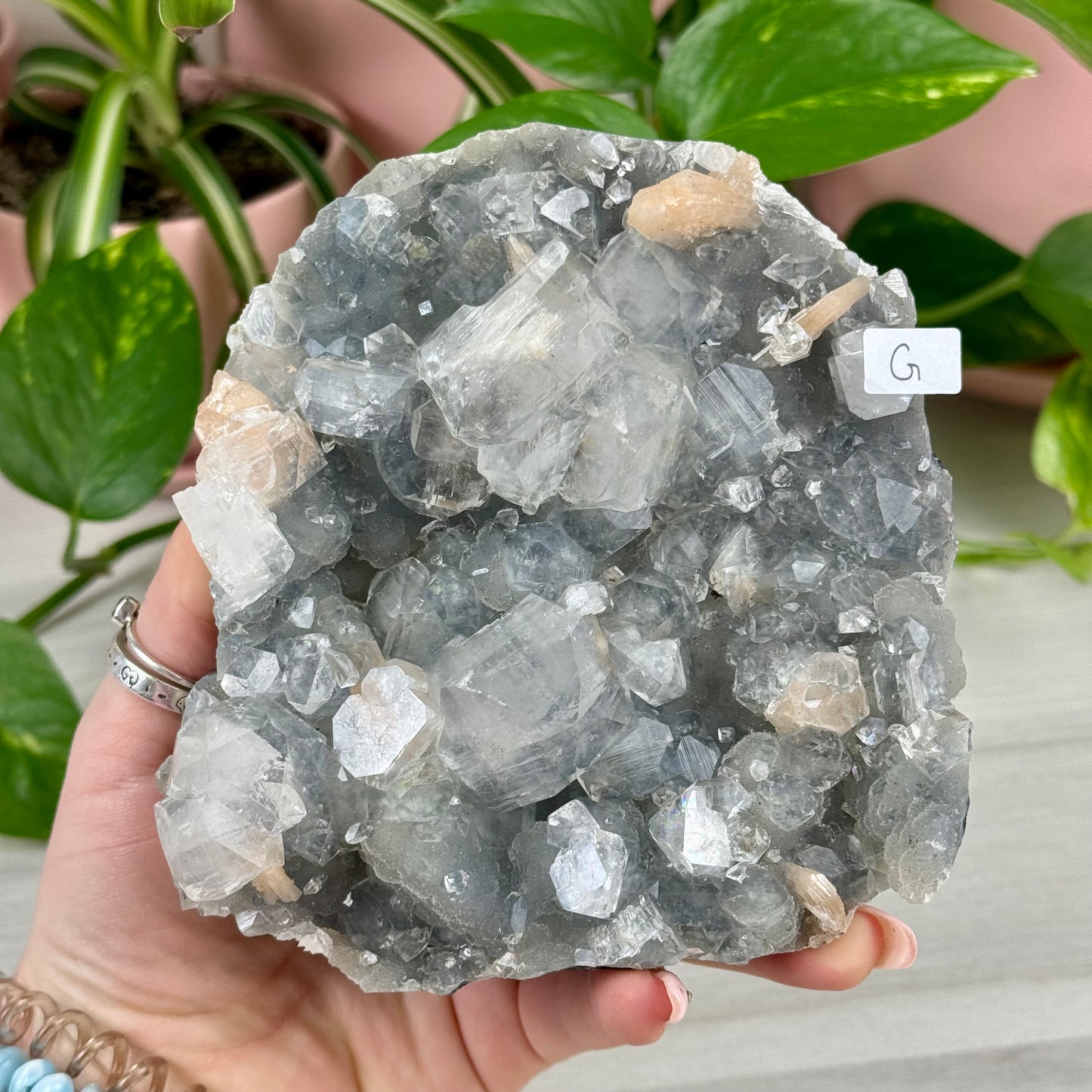 Smoky Chalcedony With Apophyllite