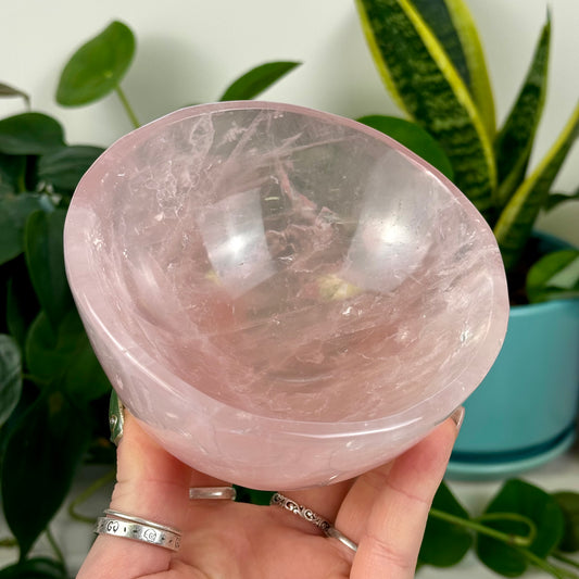 Rose Quartz Crystal Bowl