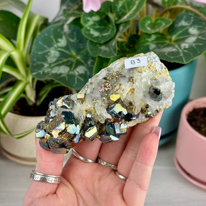 Iridescent Pyrite Specimen