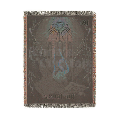 "The Tower" Woven Blanket, 100% Cotton