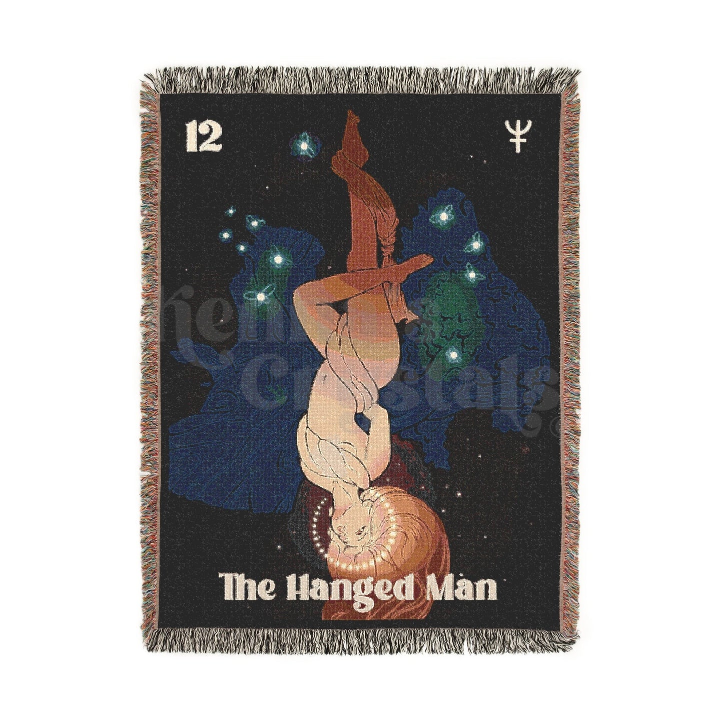 "The Hanged Man" Woven Blanket, 100% Cotton