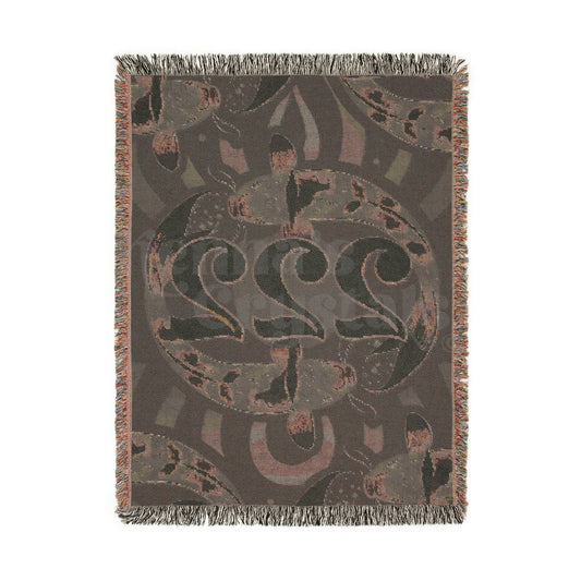 "222" Woven Blanket, 100% Cotton