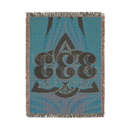 "333" Woven Blanket, 100% Cotton