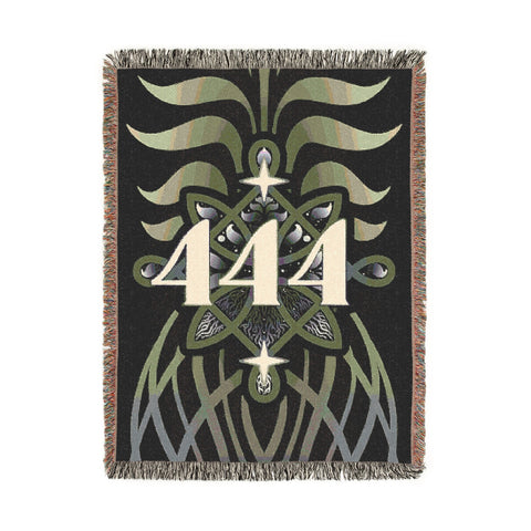 "444" Woven Blanket, 100% Cotton