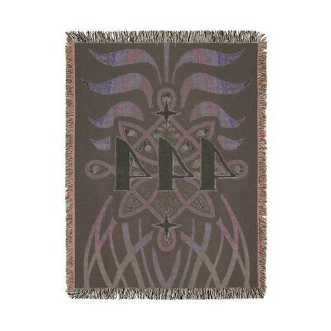"444" Woven Blanket, 100% Cotton