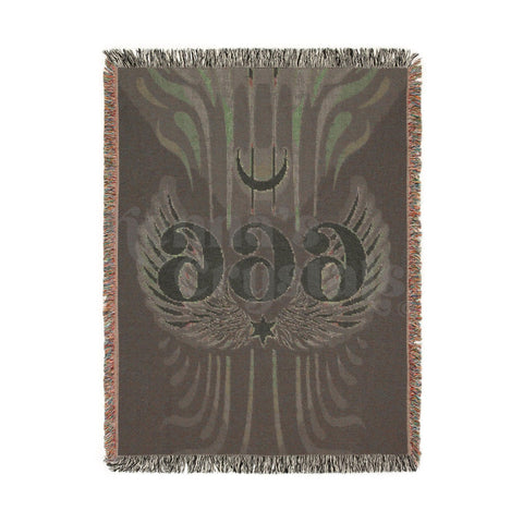 "666" Woven Blanket, 100% Cotton