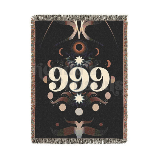 "999" Woven Blanket, 100% Cotton