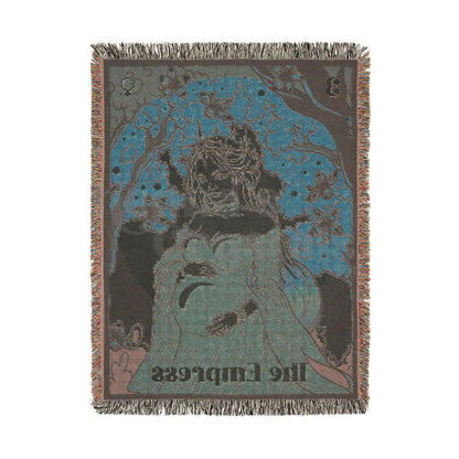 "The Empress" Woven Blanket, 100% Cotton