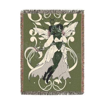 "Tatiana" Taurus Woven Blanket, 100% Cotton