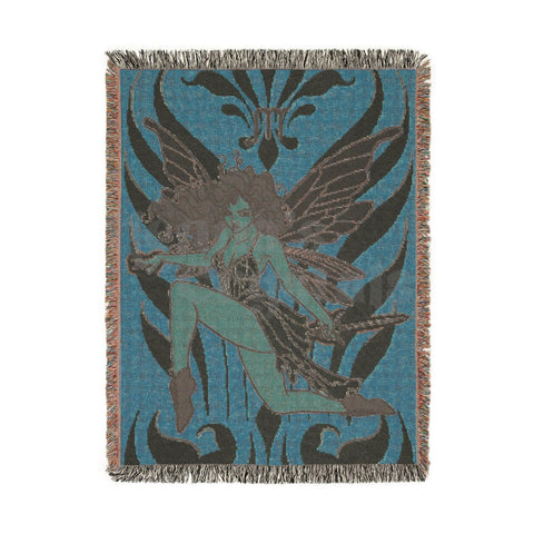 "Sable" Scorpio Woven Blanket, 100% Cotton