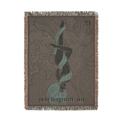 "The Hanged One" Woven Blanket, 100% Cotton